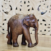 Indian Handcrafted Wooden Elephant Home Decor Showpiece A06